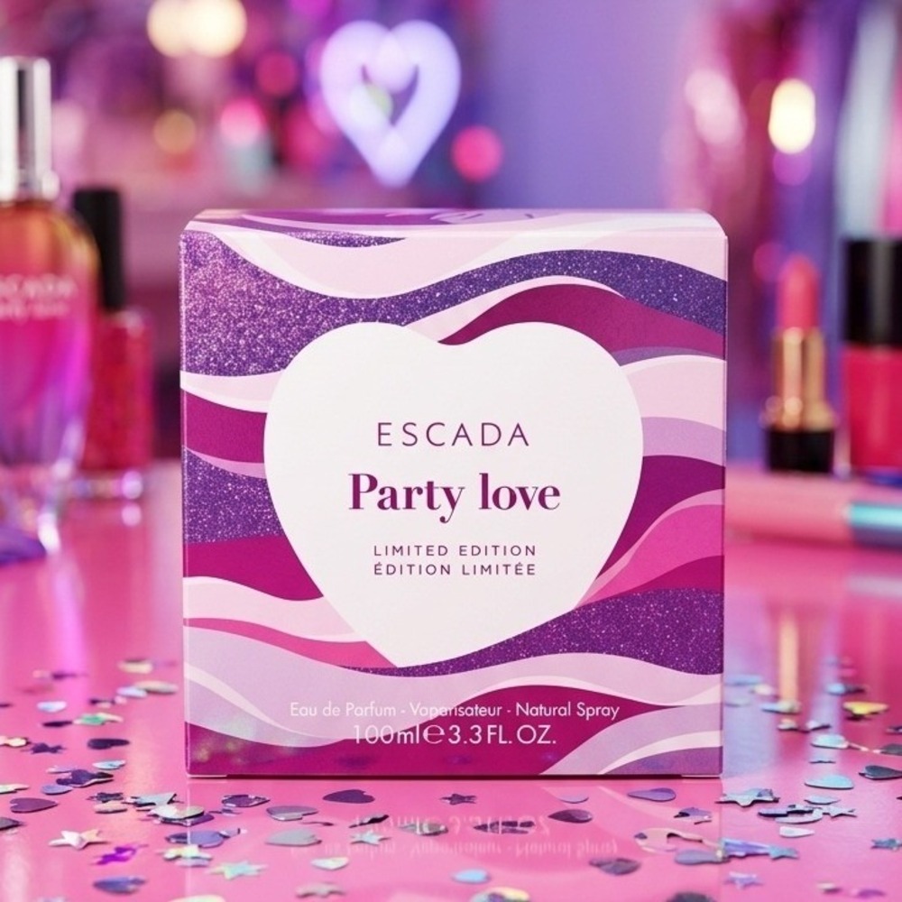 Escada Party Love Limited Edition Eau de Parfum 100ml 3.3 fl oz Natural Spray